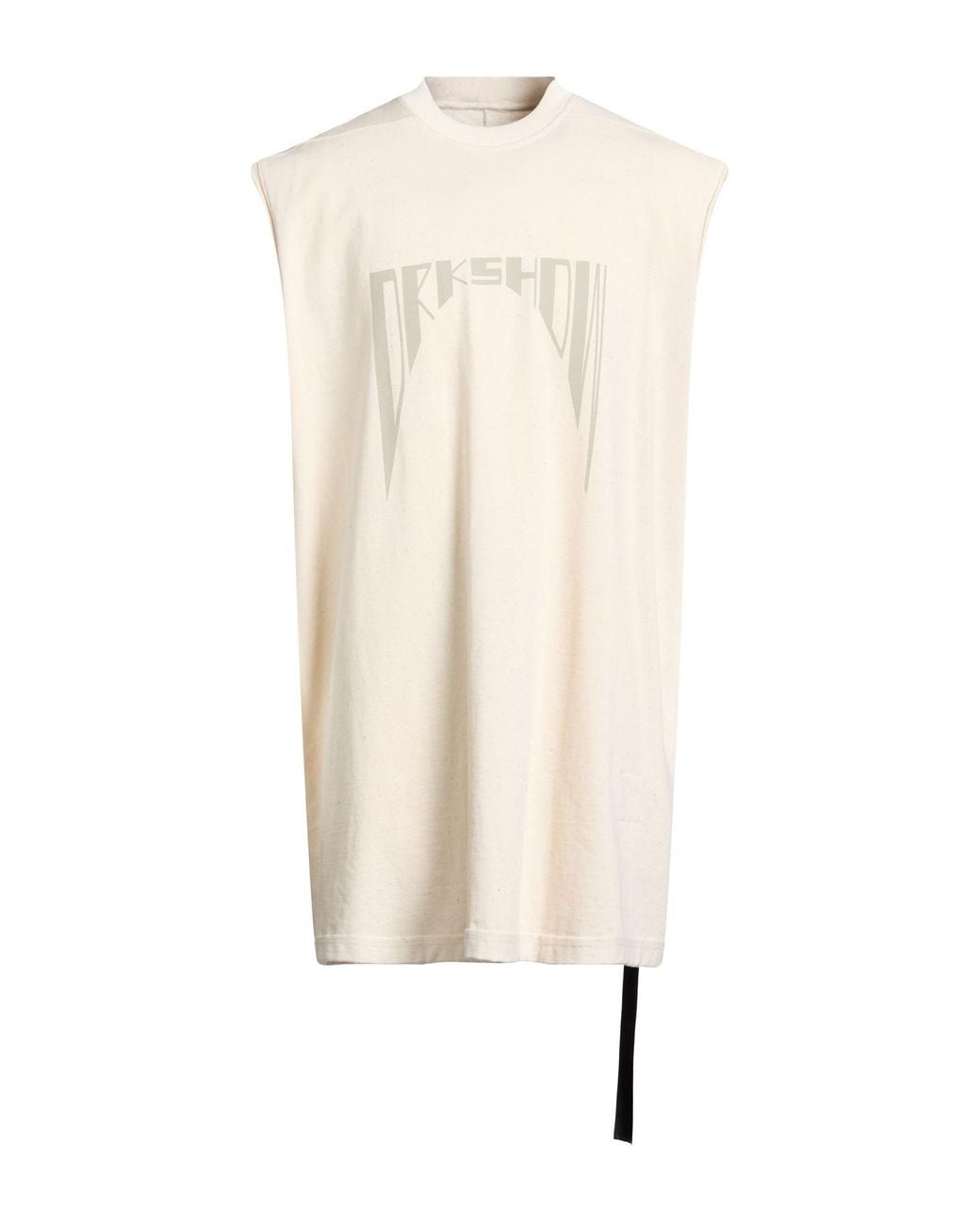 Rick Owens Natural T-Shirt Cotton for men