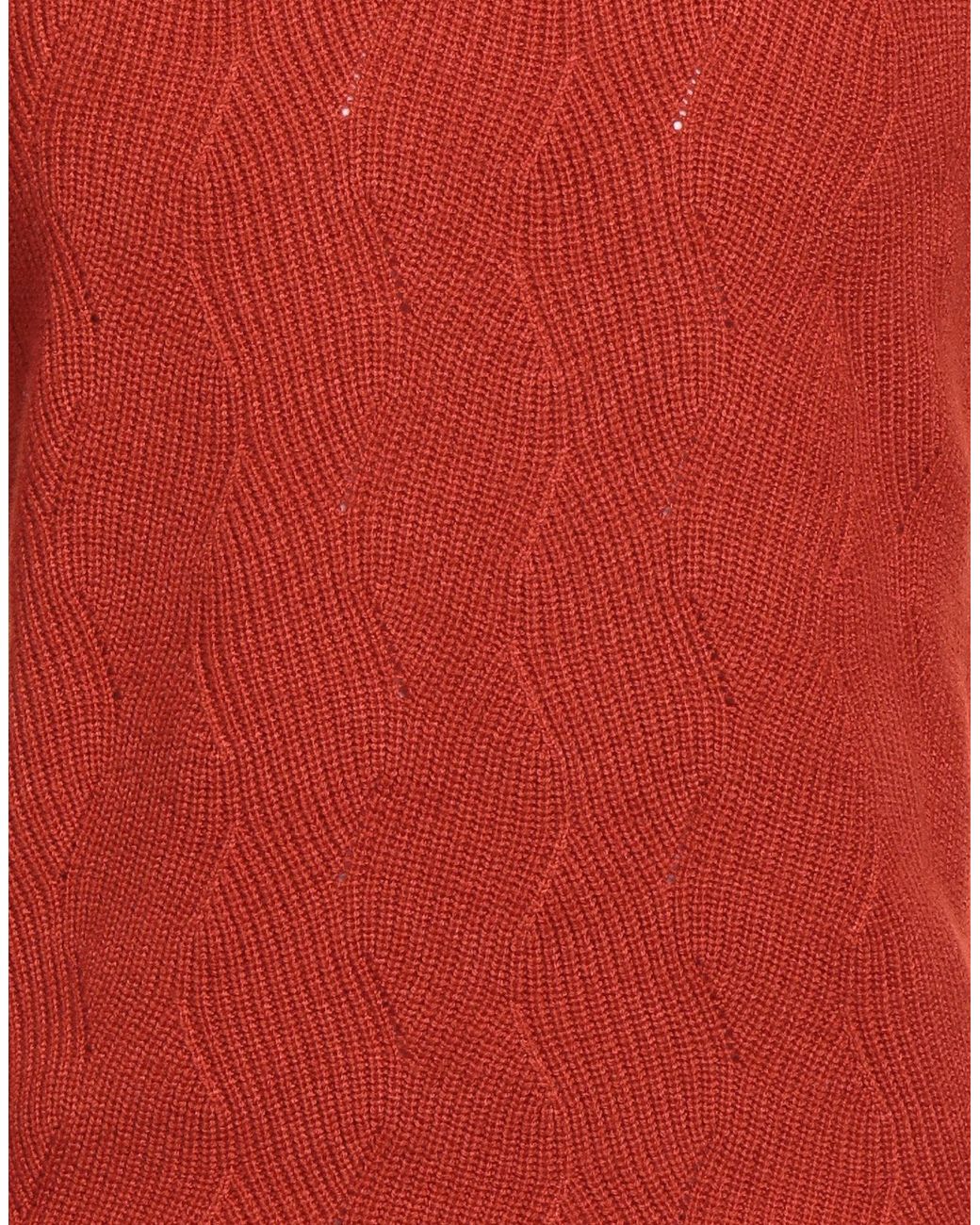 Moorer Red Turtleneck for men