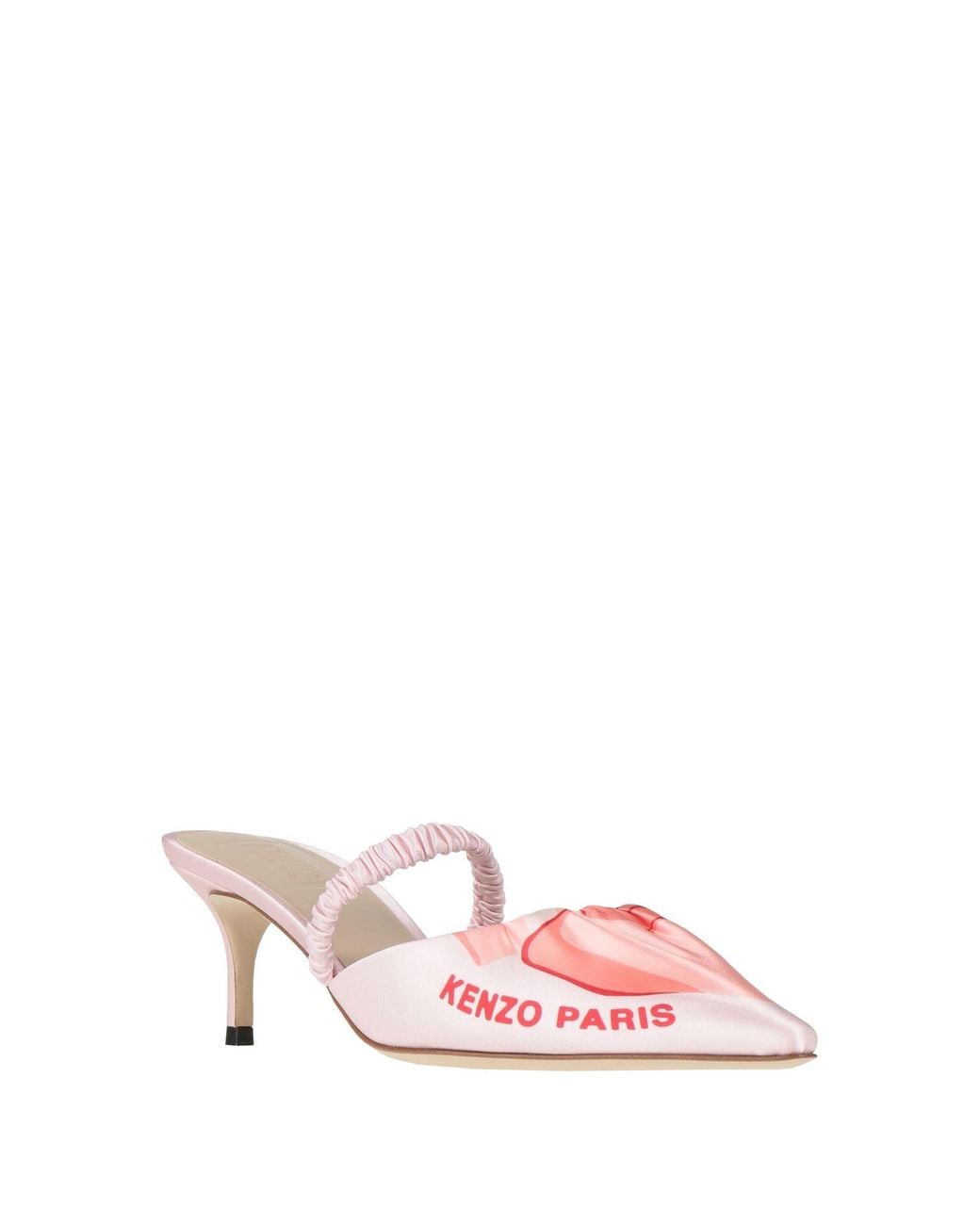 KENZO Pink Light Mules & Clogs Textile Fibers