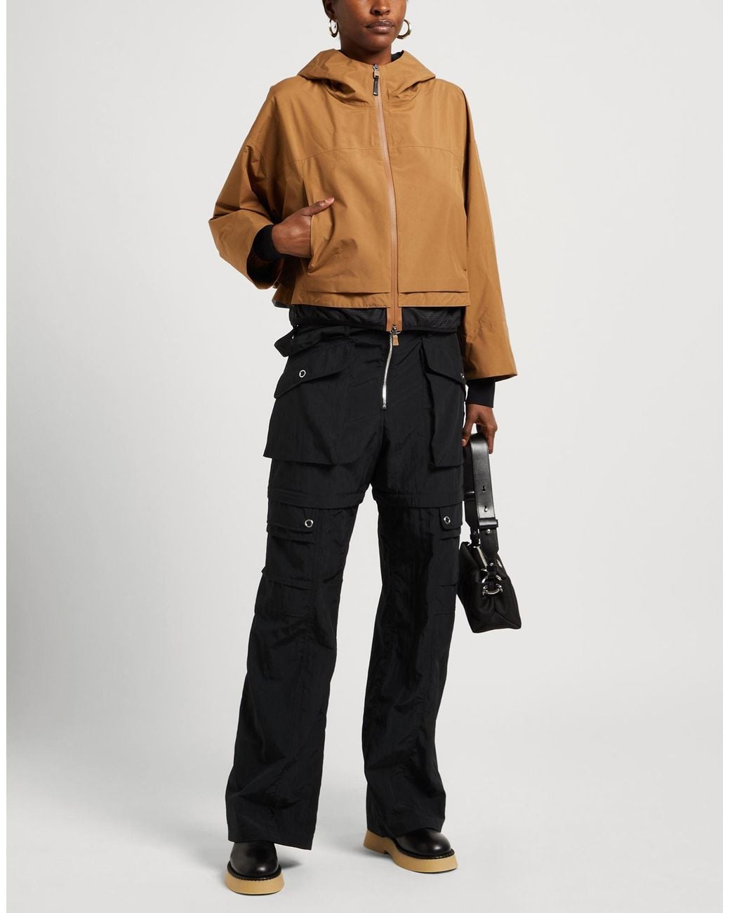 Herno Orange Laminar Jacket Polyester
