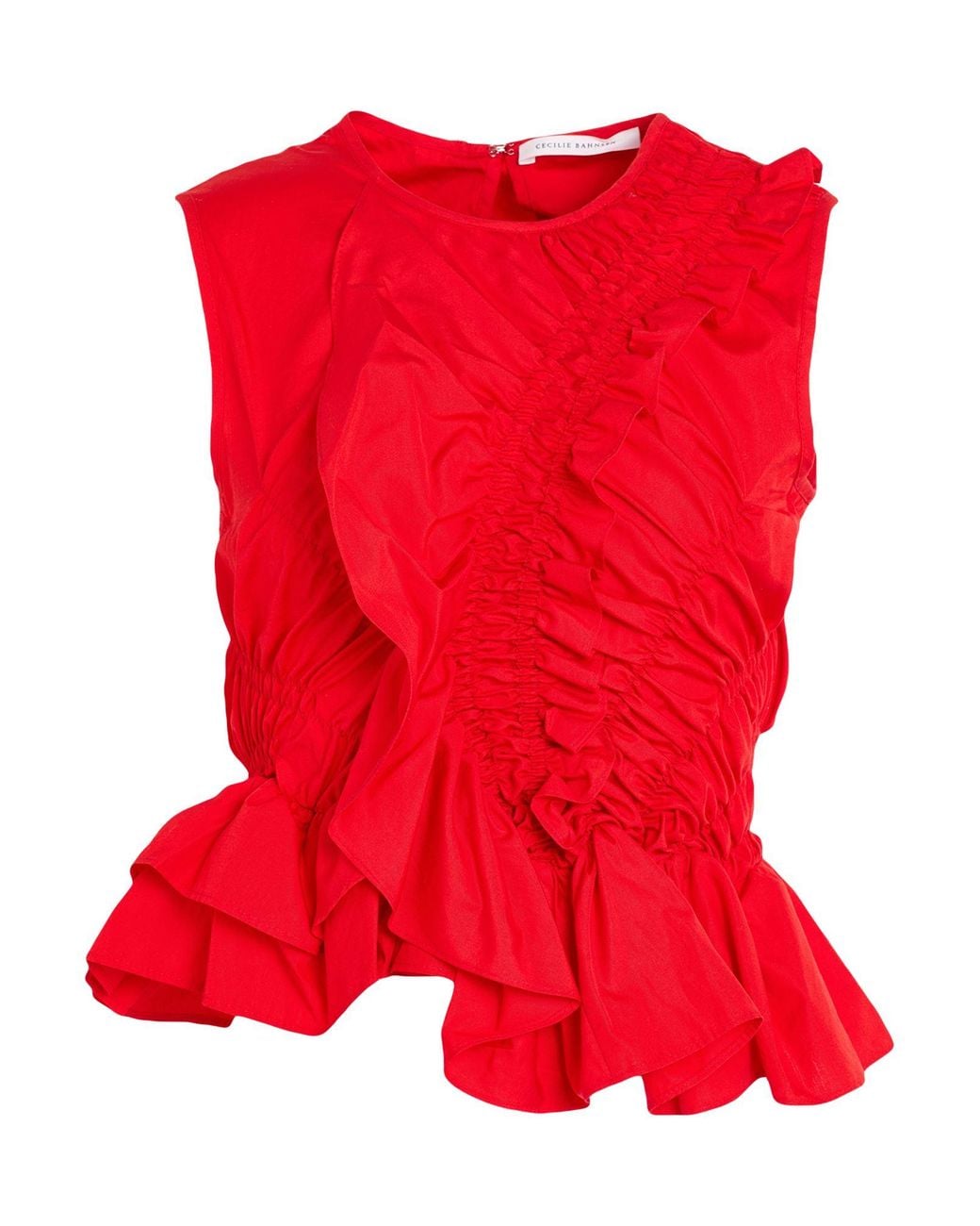 CECILIE BAHNSEN Red Top Cotton