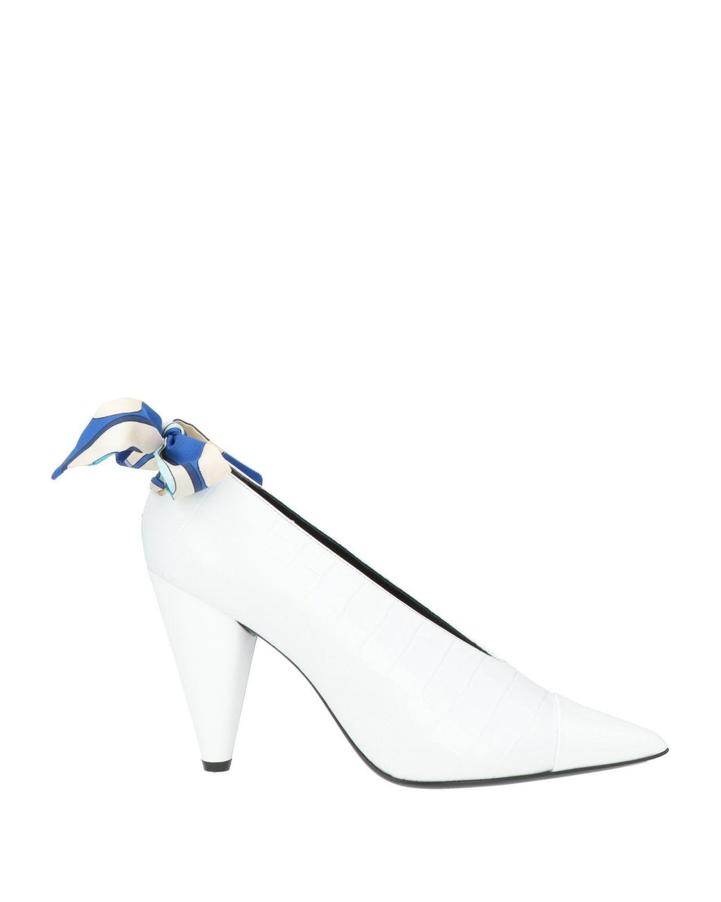Emilio Pucci White Pumps
