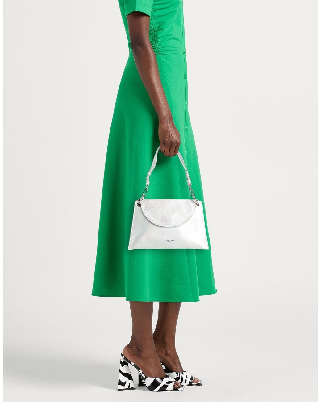 MY BEST BAG White Handbag Leather