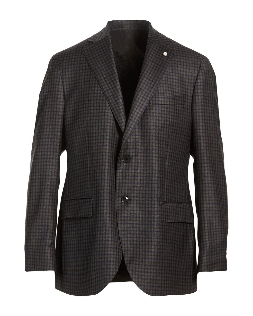 Luigi Bianchi Black Blazer for men