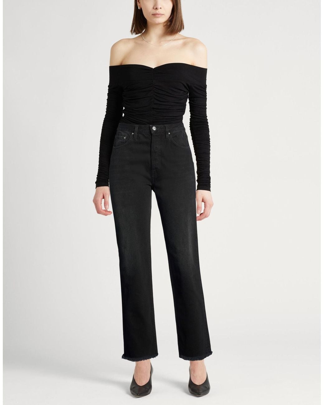 Totême  Black Jeans Organic Cotton