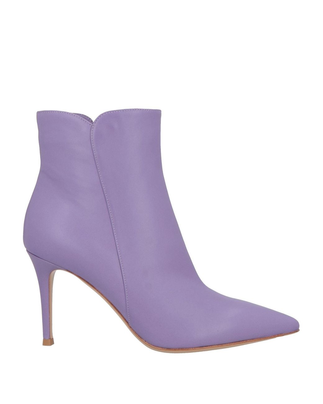 Gianvito Rossi Purple Ankle Boots