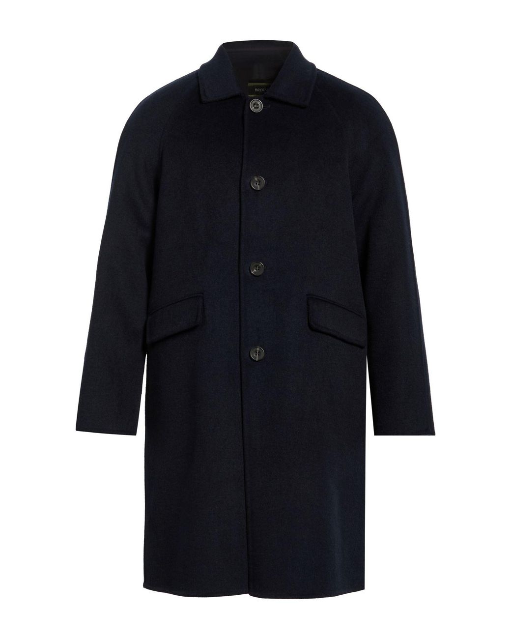 BRERAS Milano Blue Coat Wool, Polyester for men