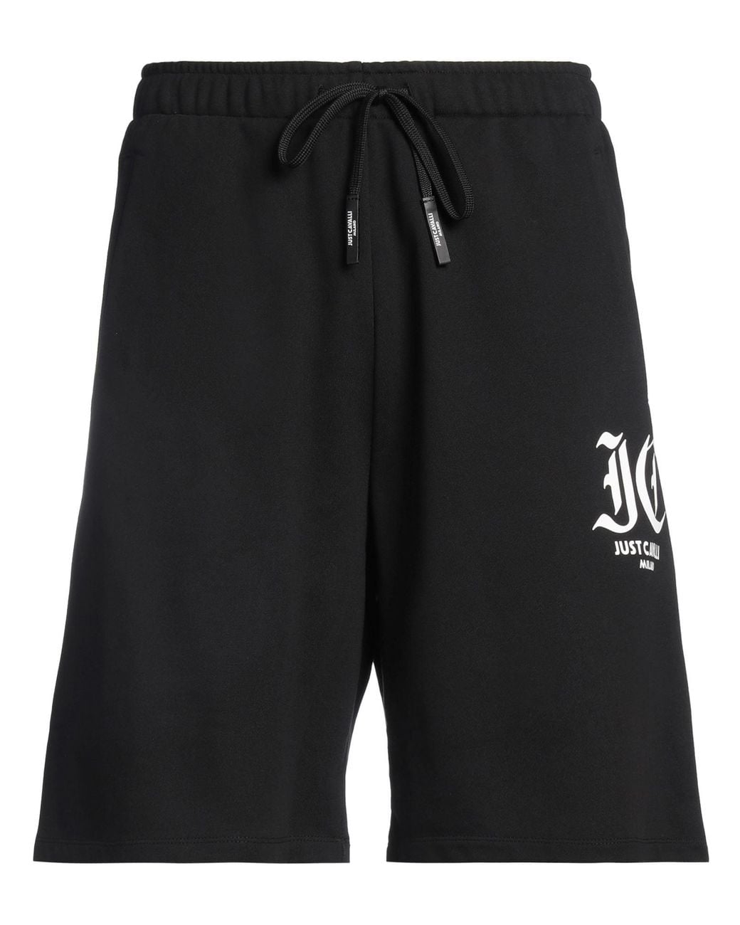 Just Cavalli Black Shorts & Bermuda Shorts Cotton for men
