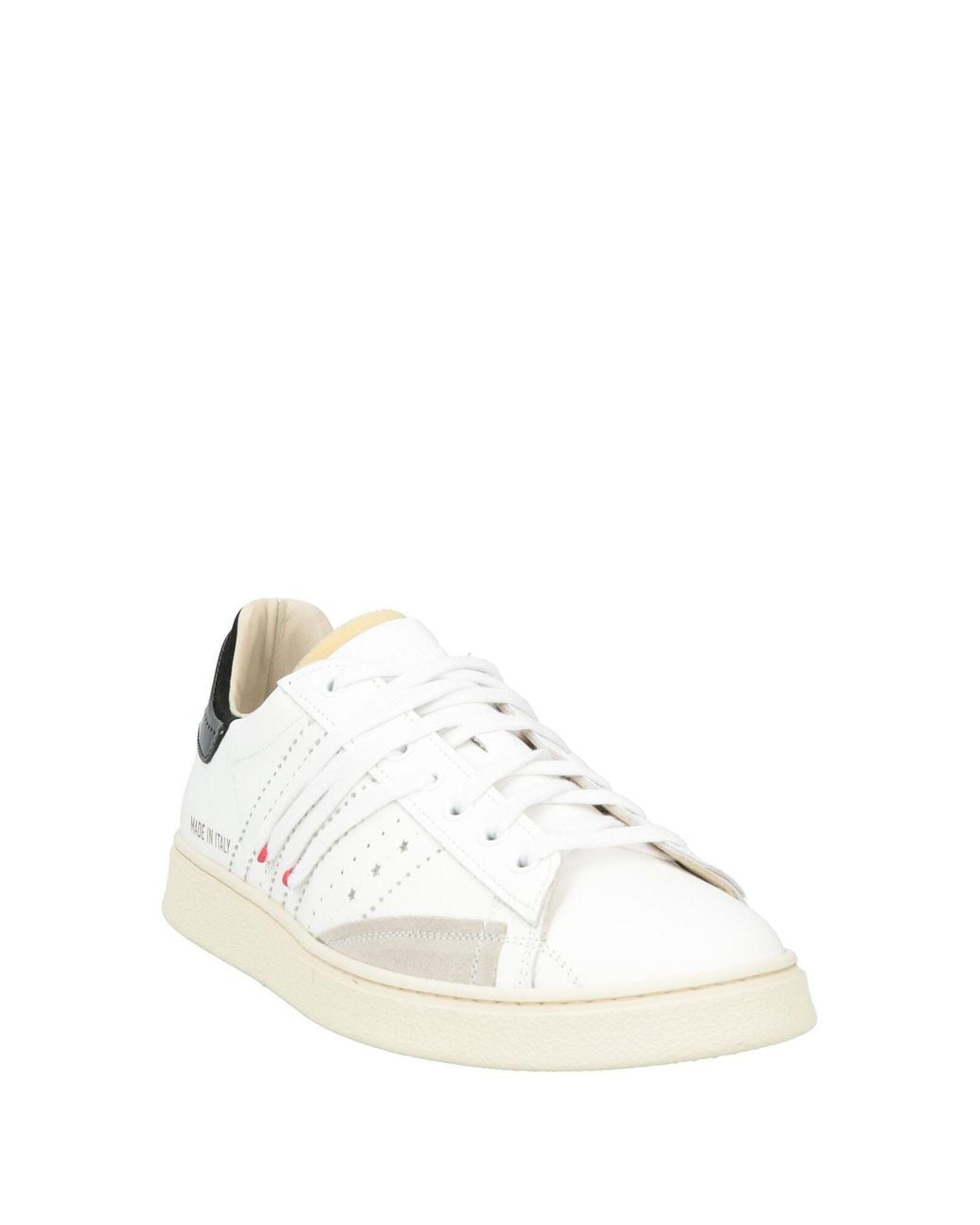 HIDNANDER White Sneakers Leather for men