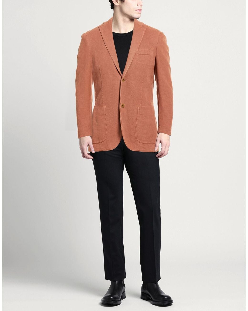 Montedoro Brown Blazers for men