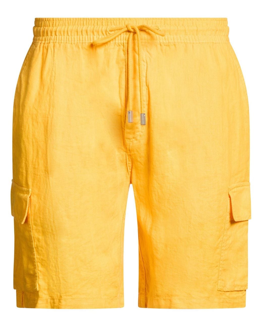 Vilebrequin Yellow Shorts & Bermuda Shorts Linen for men