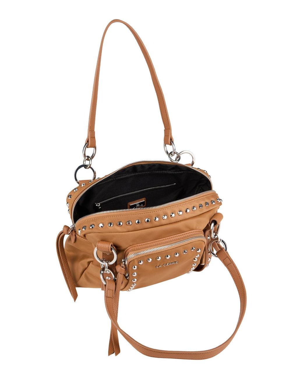 La Carrie Brown Shoulder Bags