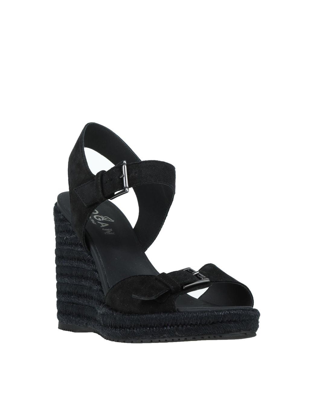 Hogan Black Espadrilles