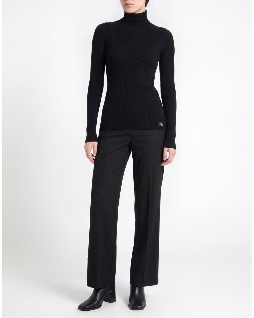 Calvin Klein Black Turtlenecks