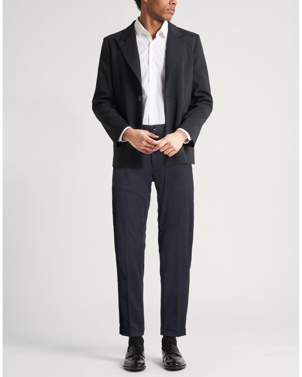 Liu Jo Blue Pants Cotton, Elastane for men
