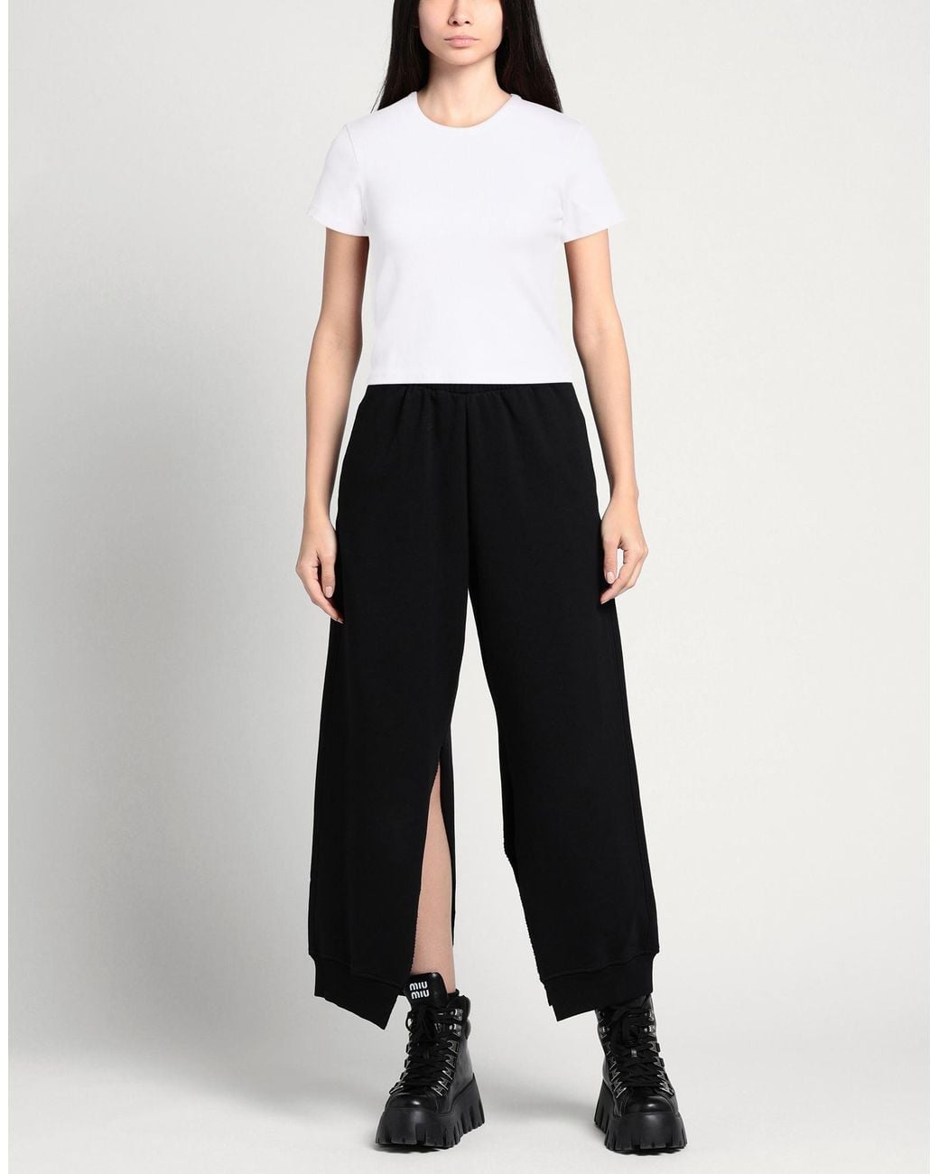 DONNI. White T-Shirt Cotton, Modal, Elastane