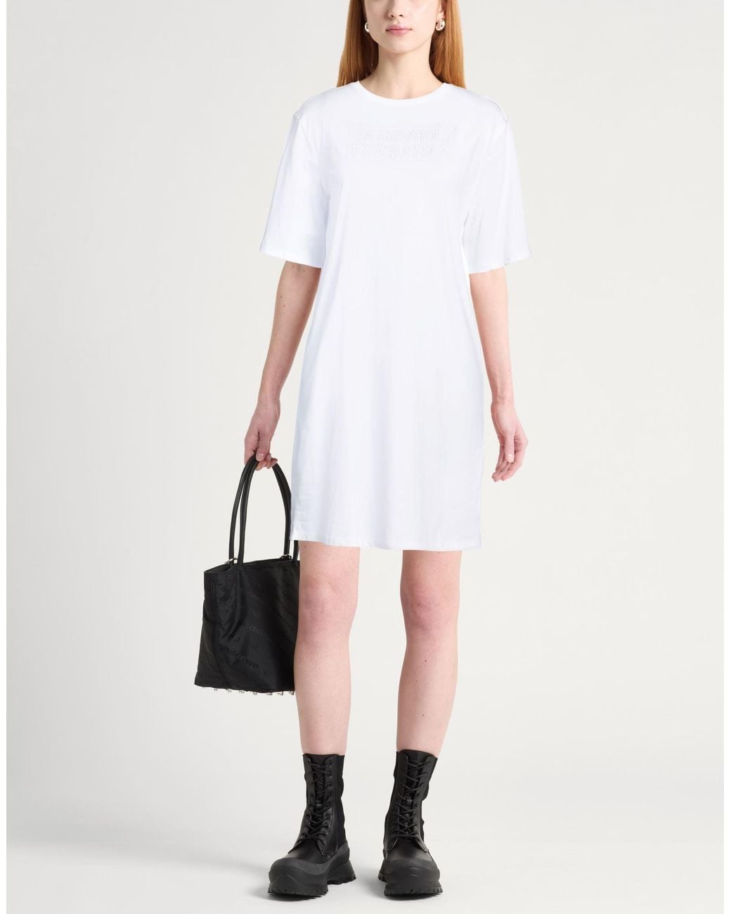 ARMANI EXCHANGE White Mini Dress