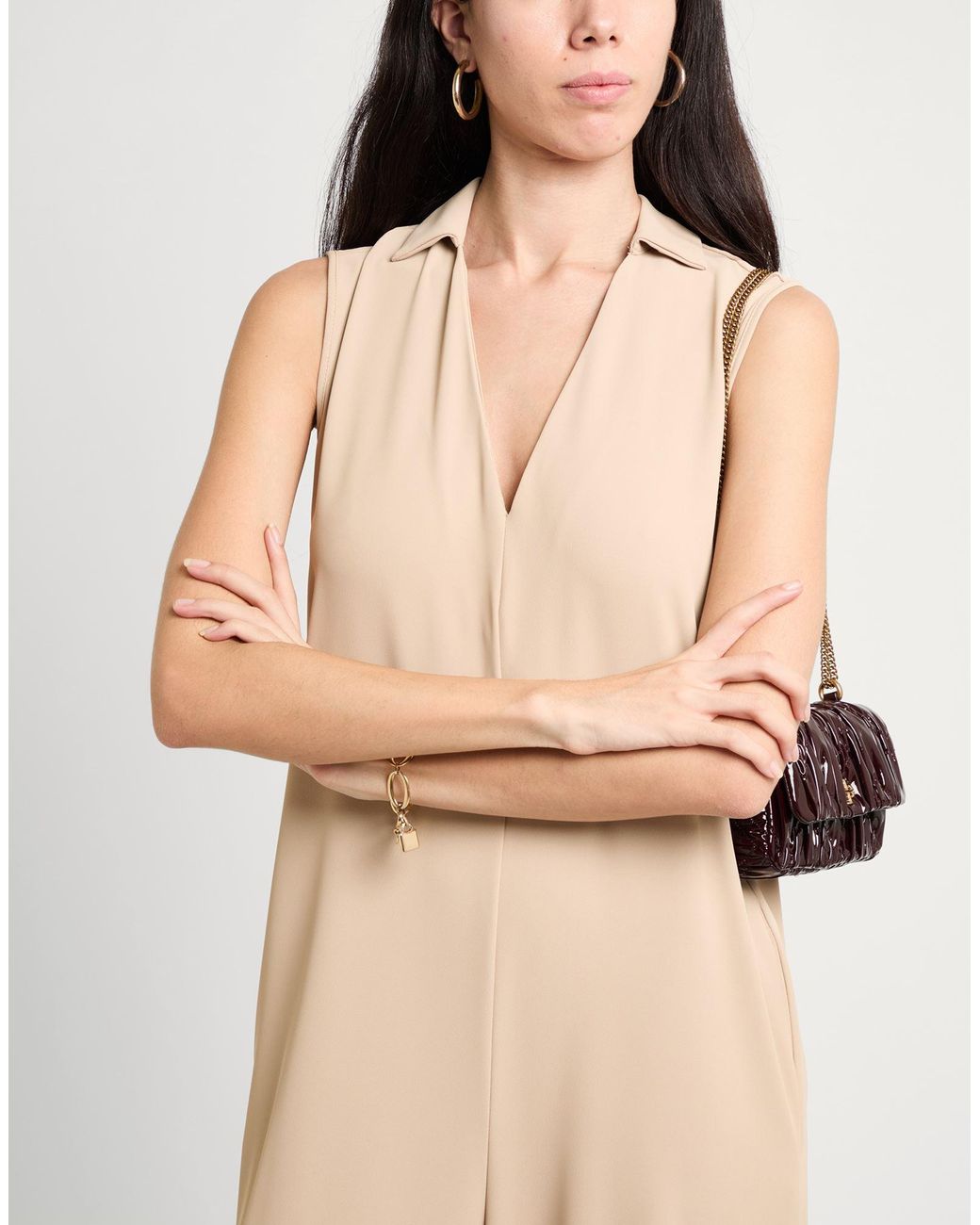Please Natural Jumpsuit Polyester, Elastane