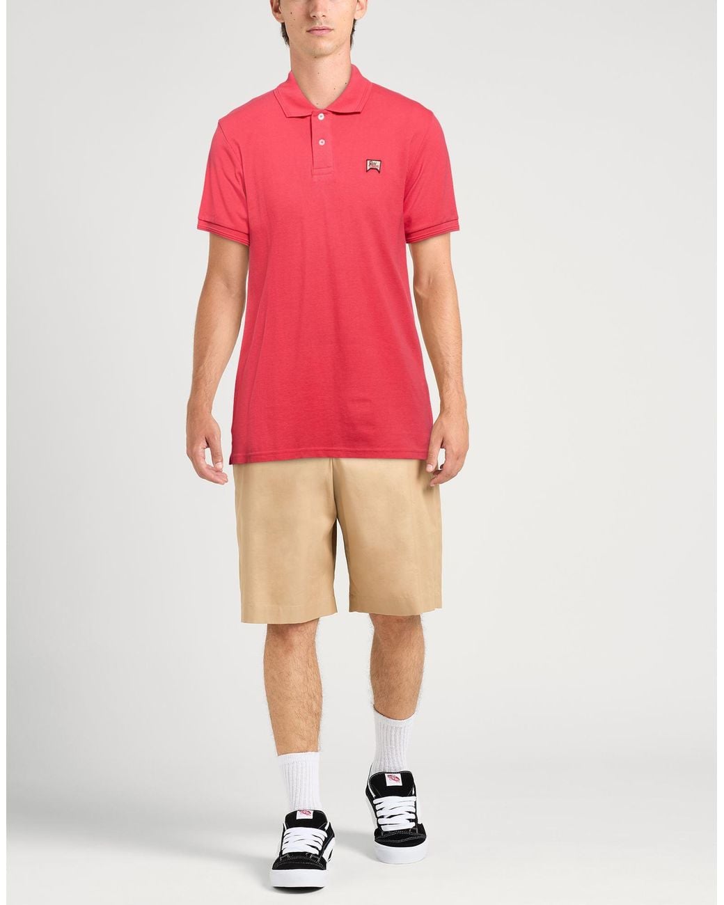 Roy Rogers Red Polo Shirt Cotton for men