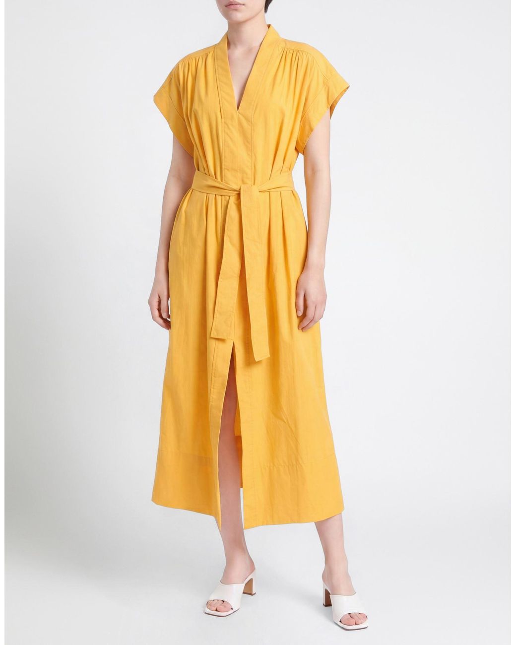 Ottod'Ame Metallic Midi Dress Cotton