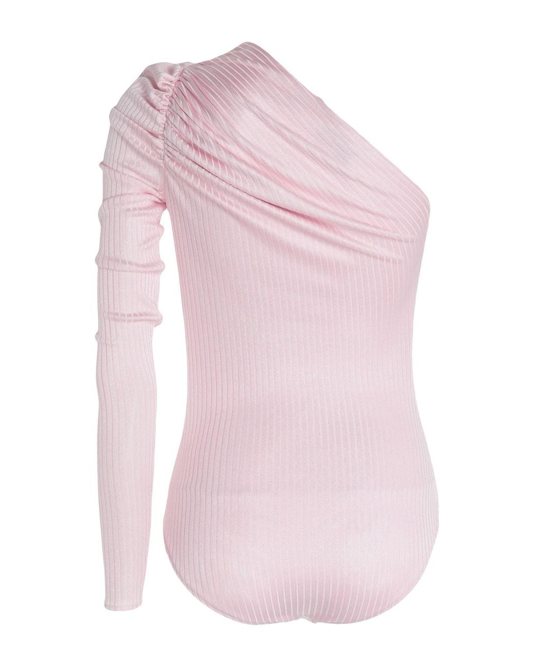 Alexandre Vauthier Pink Bodysuit Polyester, Elastane