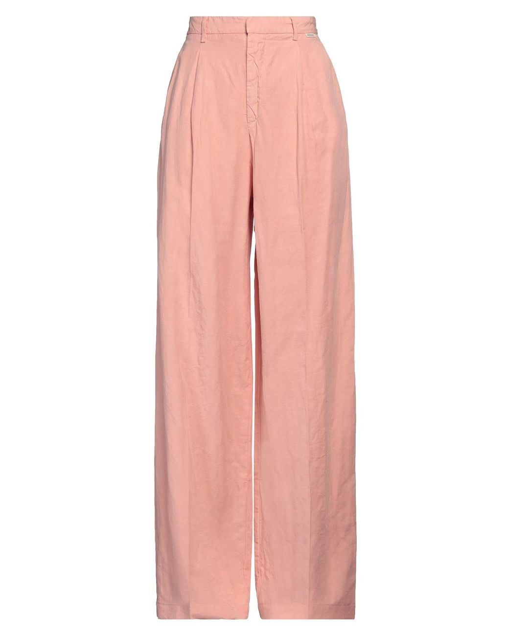 Roy Rogers Pink Pants Lyocell, Linen, Cotton