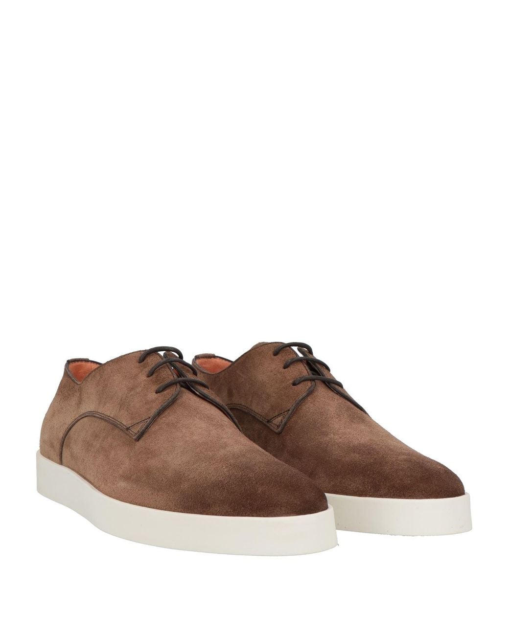 Santoni Brown Lace-Up Shoes for men