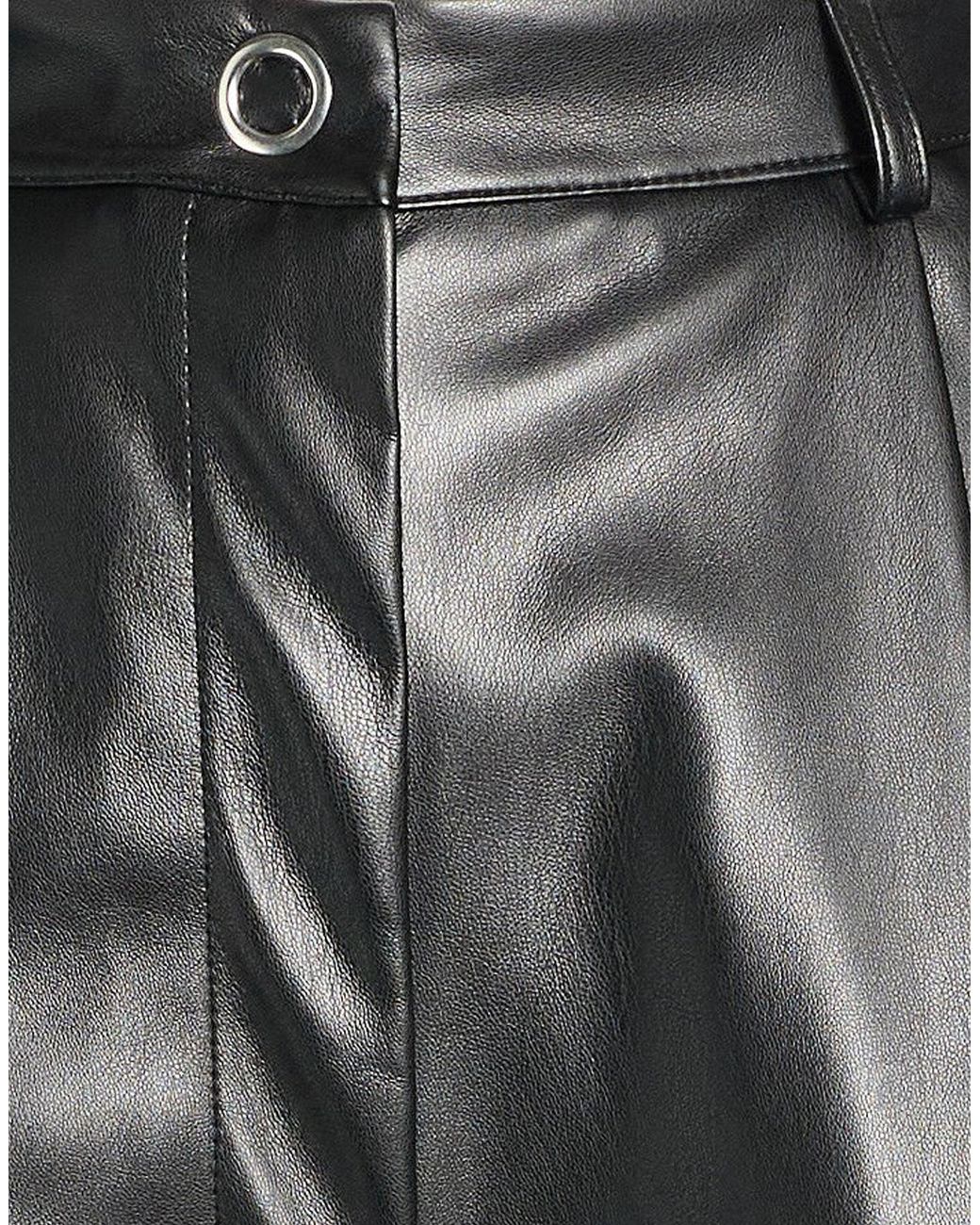 Dixie Black Shorts & Bermuda Shorts Polyester, Polyurethane