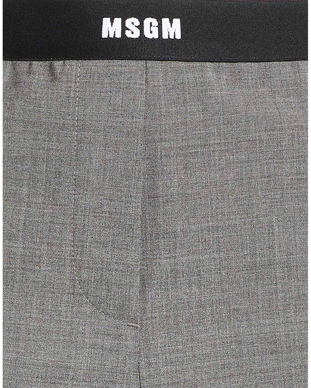MSGM Gray Trouser