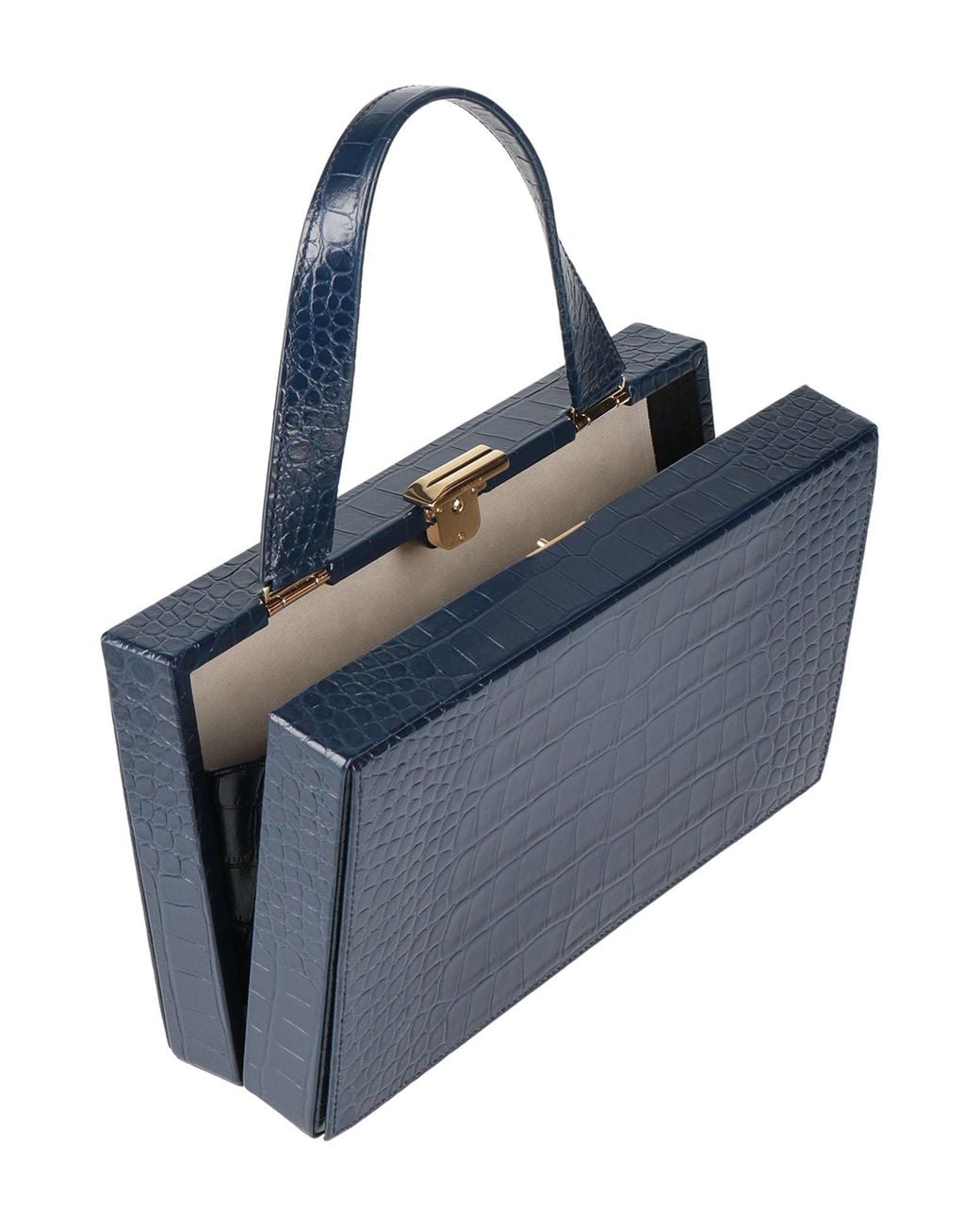 Bally Blue Handbag Leather