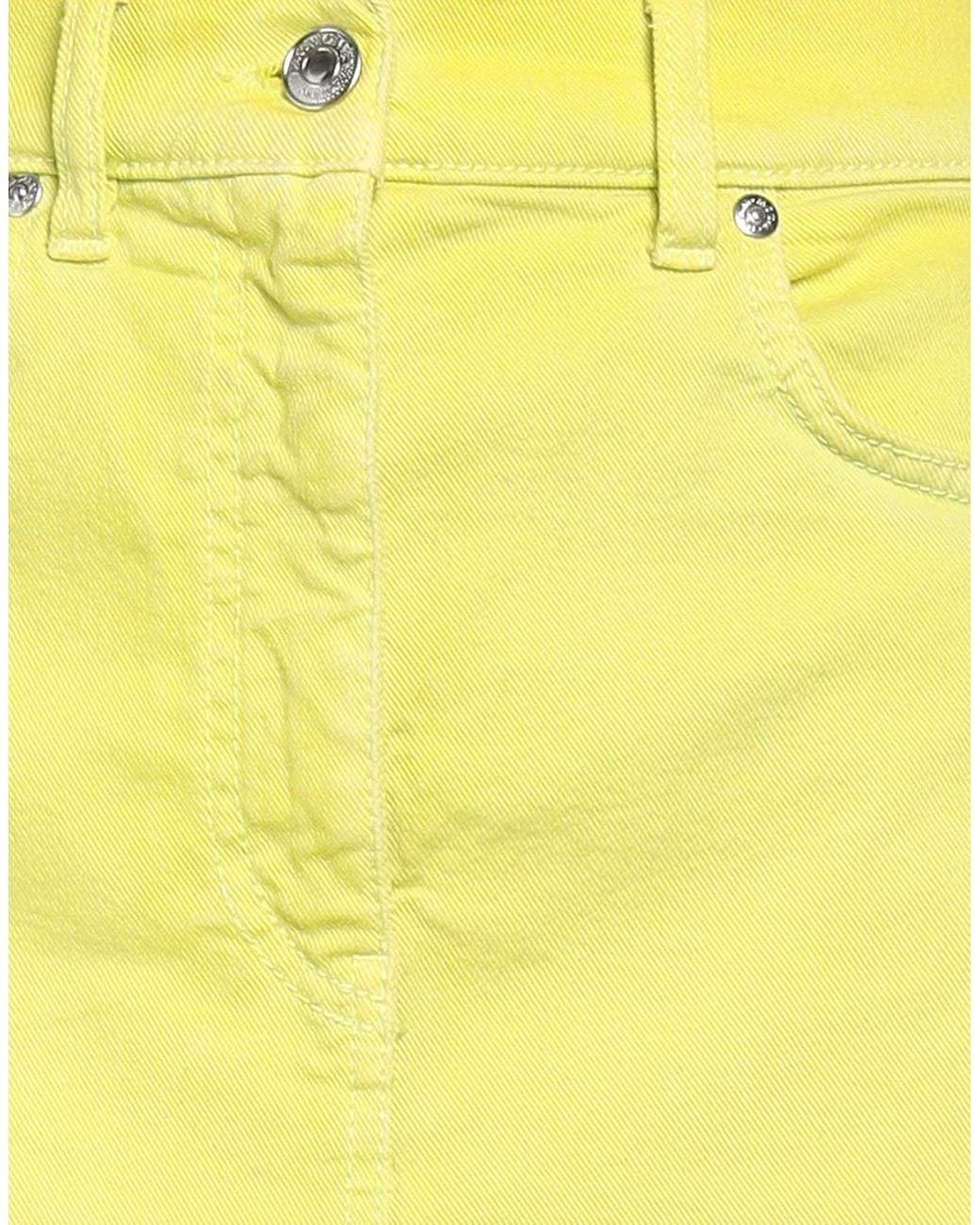 MSGM Yellow Mini Skirt