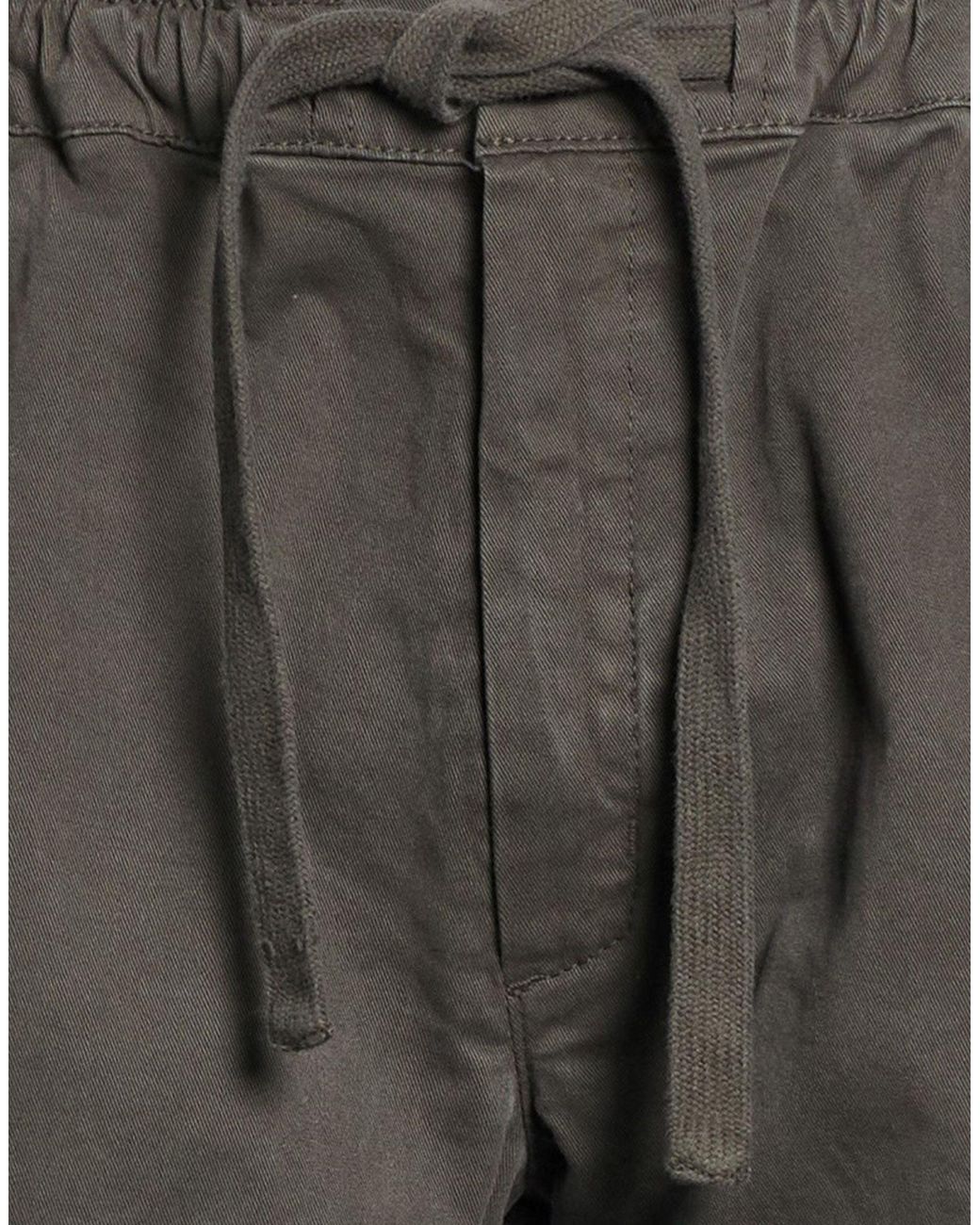 Crossley Gray Pants Cotton, Elastane for men