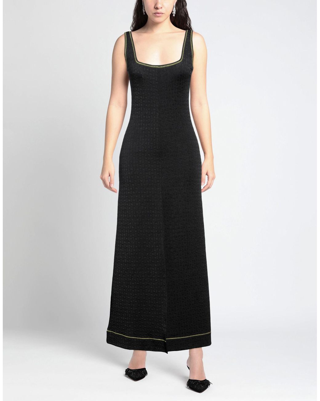 Ganni Black Maxi Dress