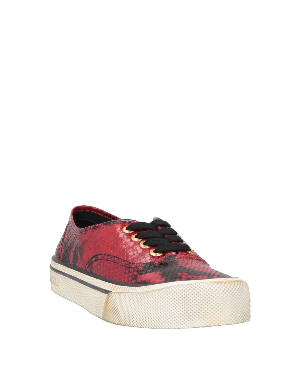 Bally Red Sneakers Goat Skin for men