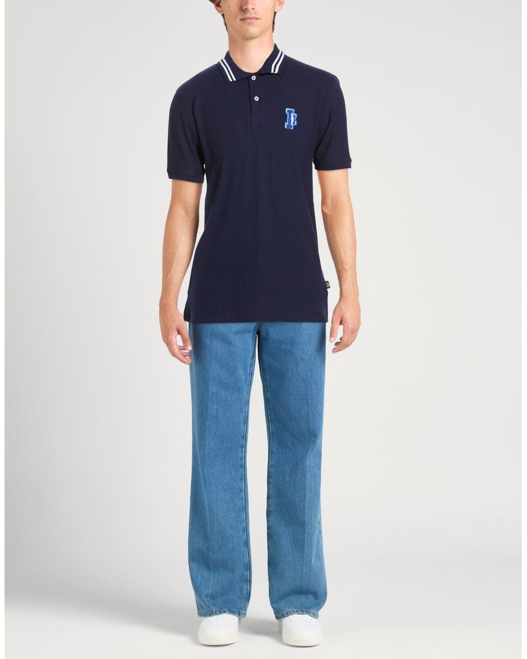 Ice Iceberg Blue Polo Shirt Cotton for men