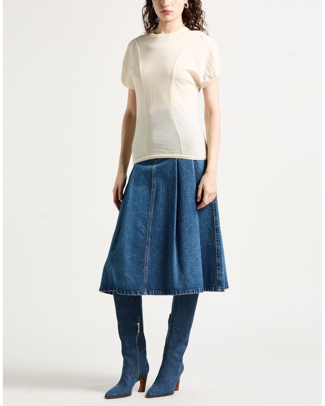 Alberta Ferretti Natural Jumper