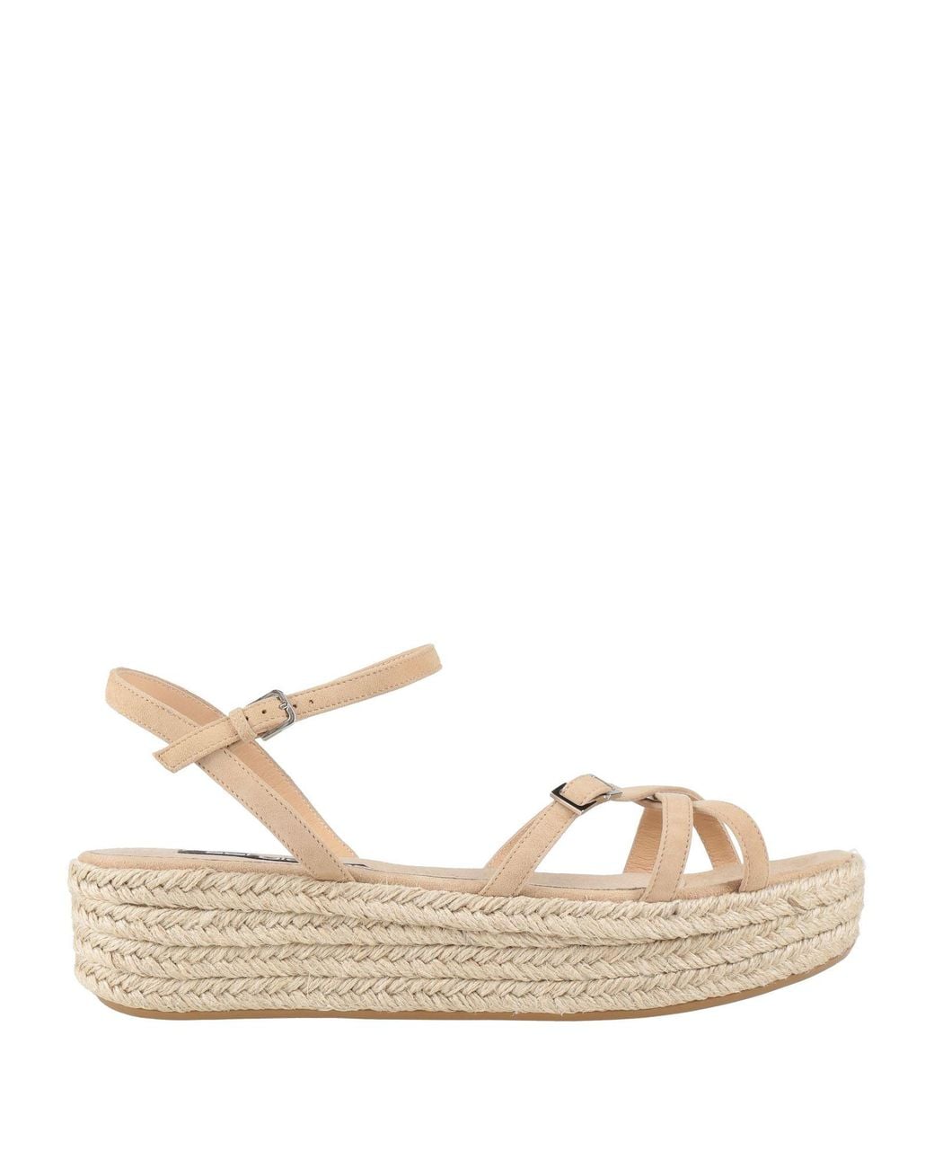 Sergio Rossi Natural Sand Espadrilles Leather