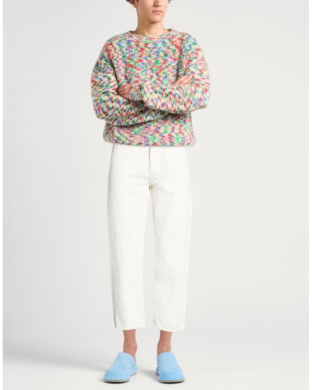 ARMANI EXCHANGE White Jeans Cotton for men