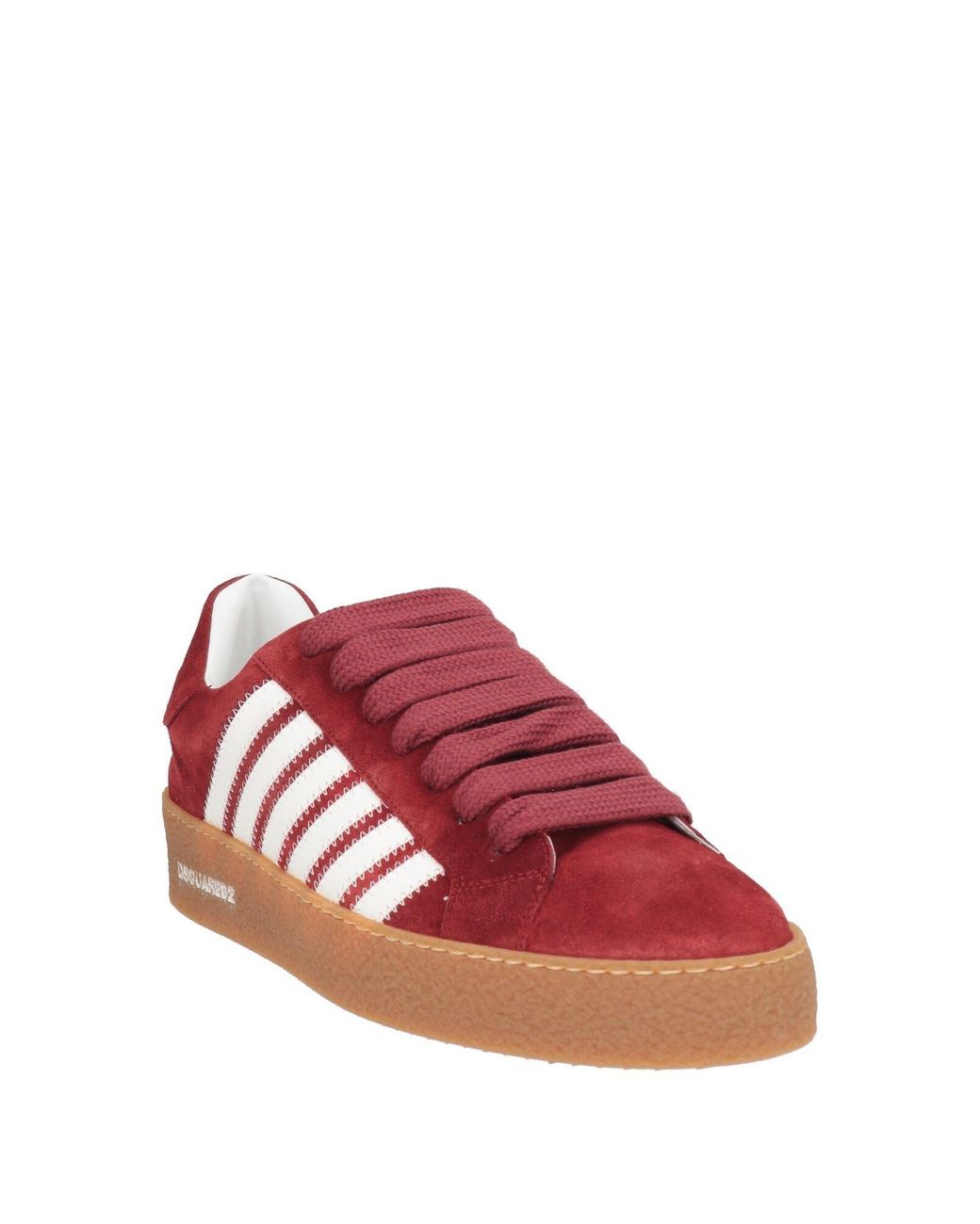 DSquared² Red Sneakers Leather for men