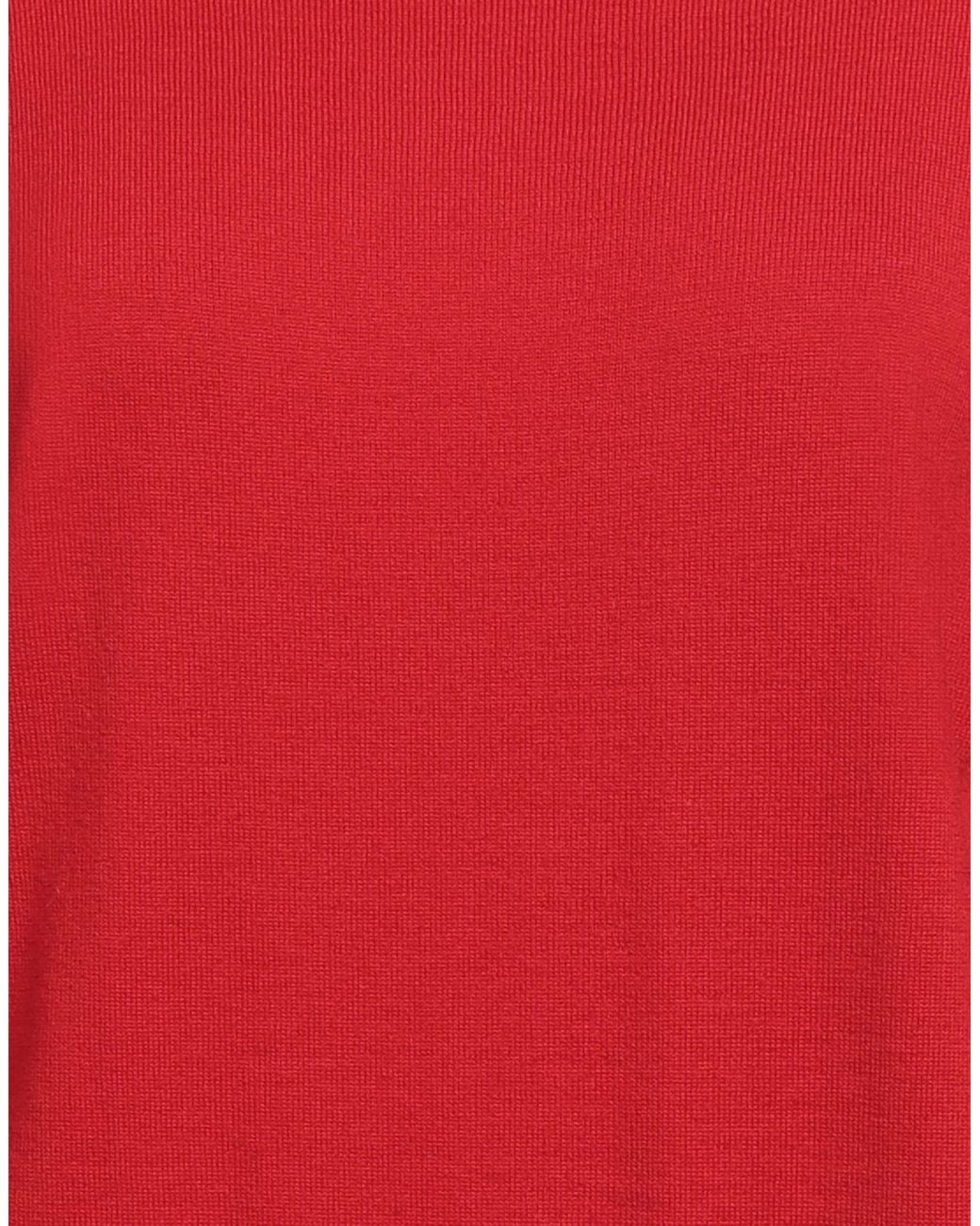 Alpha Studio Red Sweater Merino Wool