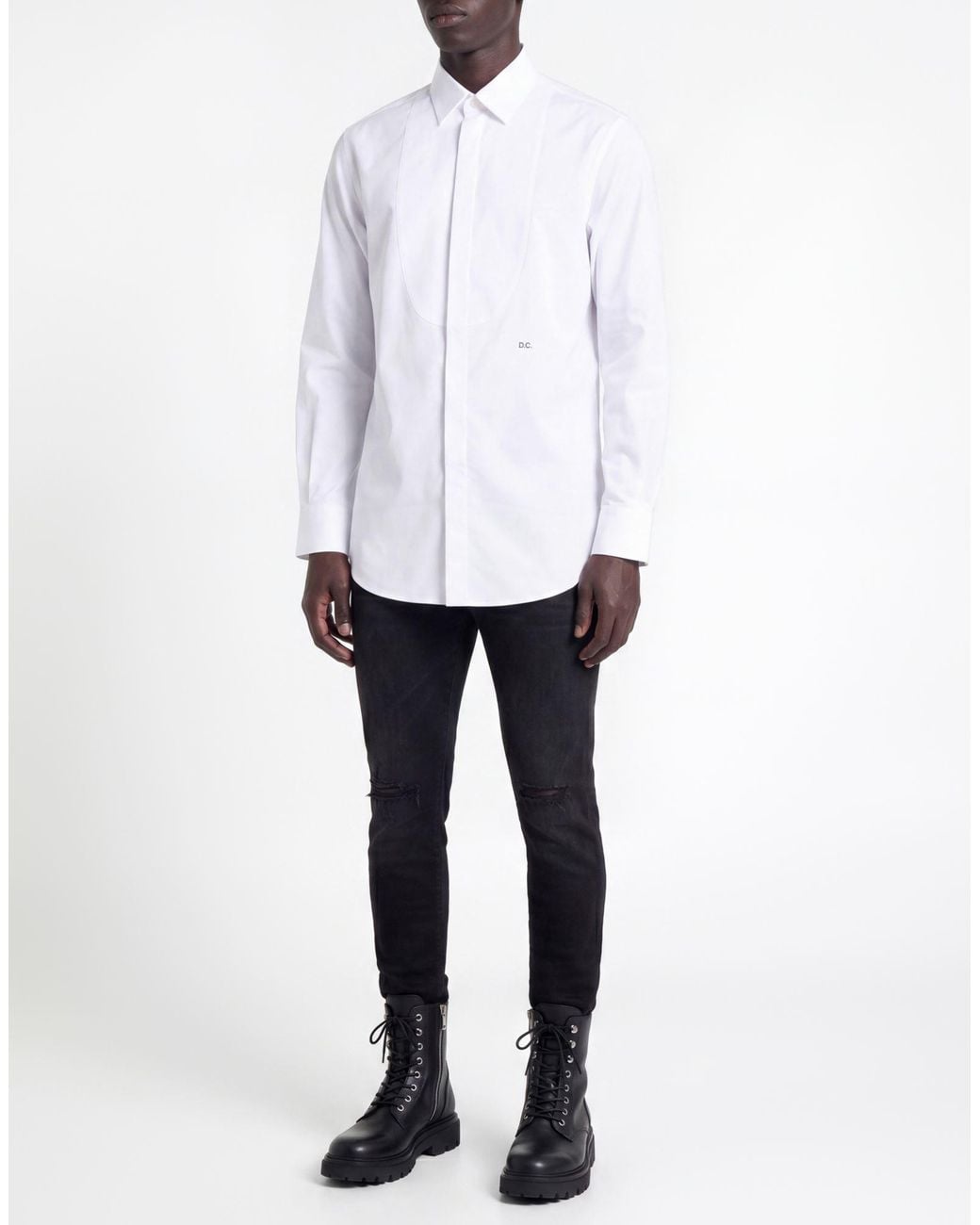 DSquared² White Shirt Cotton