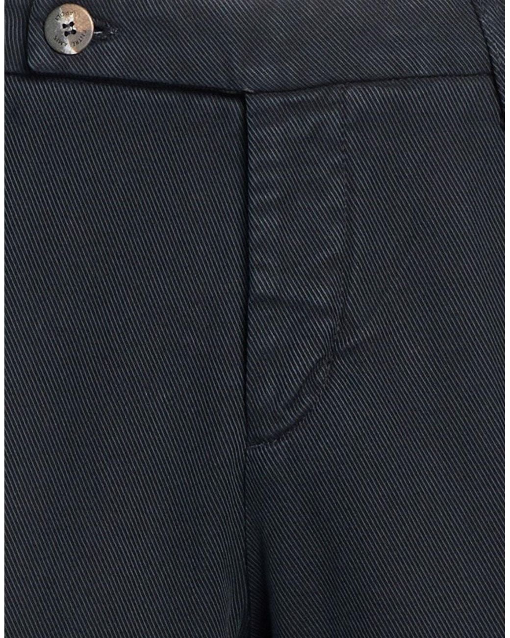 Entre Amis Blue Pants Cotton, Elastane for men