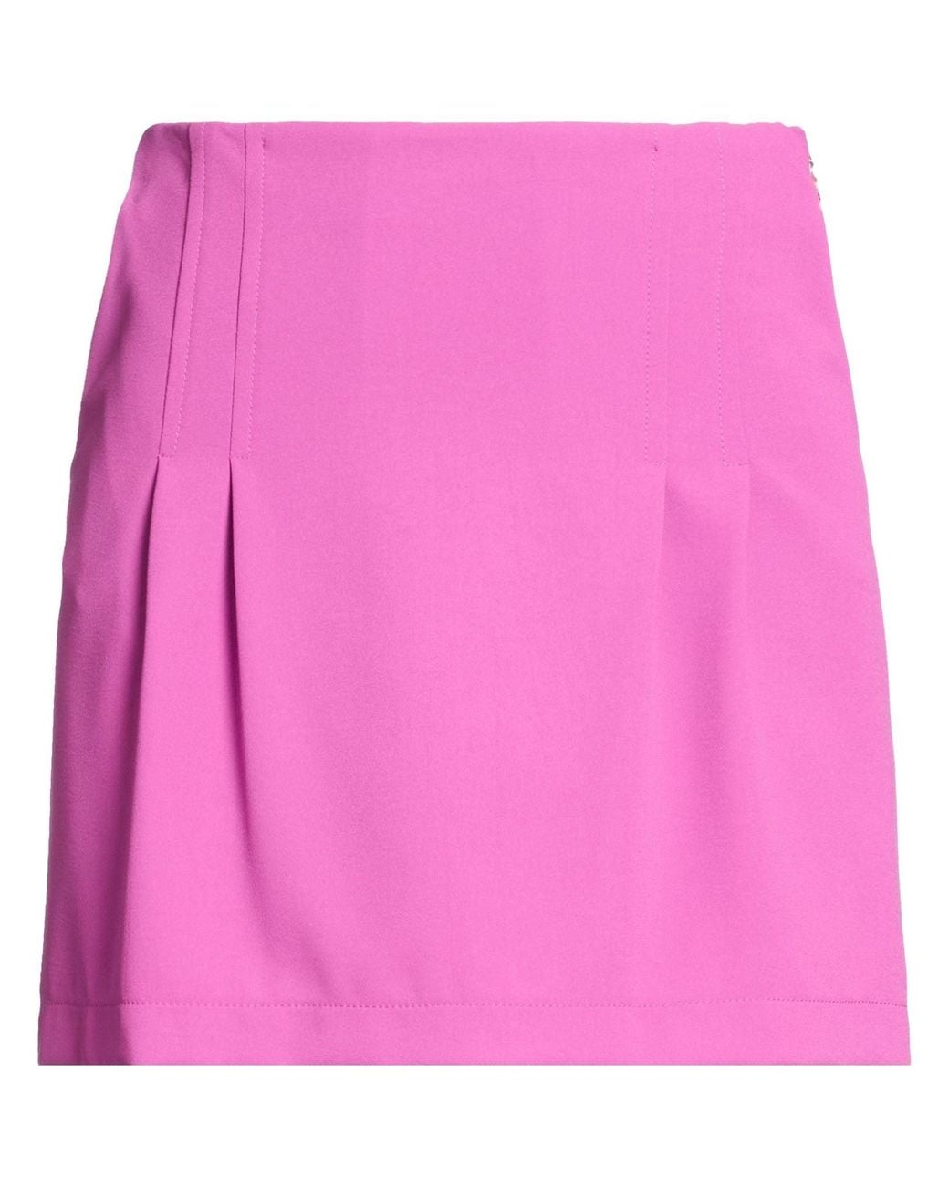 Patrizia Pepe Pink Mini Skirt Polyester