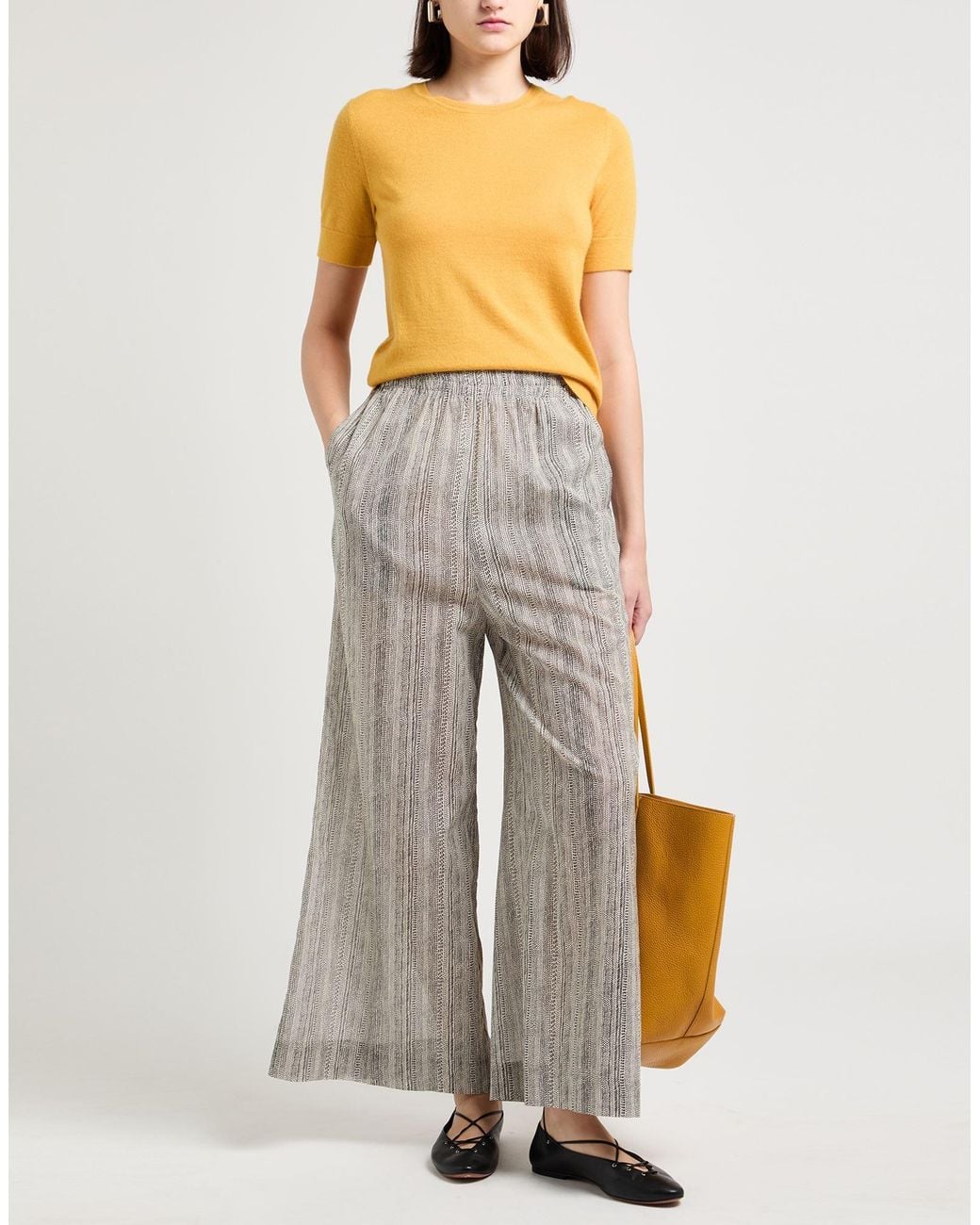 ALESSIA SANTI Gray Pants