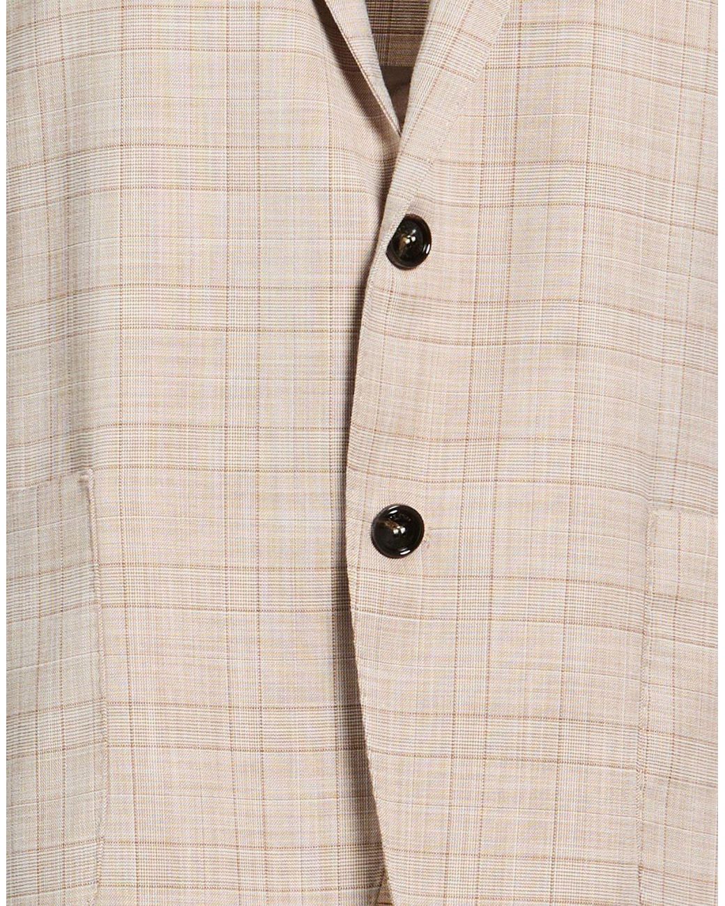 MULISH Natural Blazer Polyester, Viscose, Elastane for men