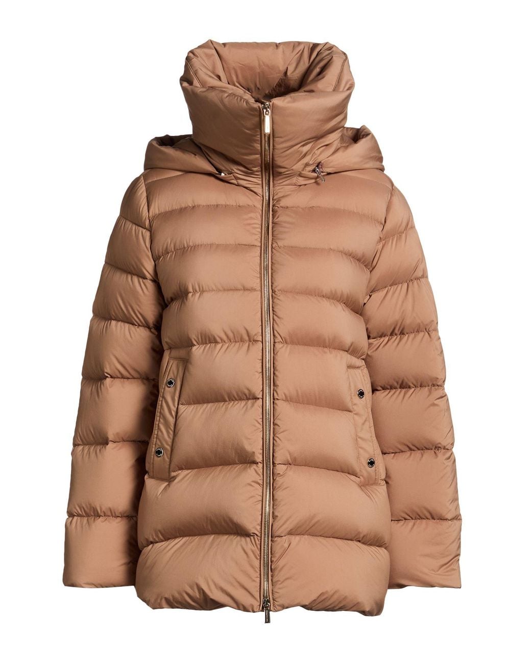 Moorer Brown Puffer Polyamide, Polyurethane