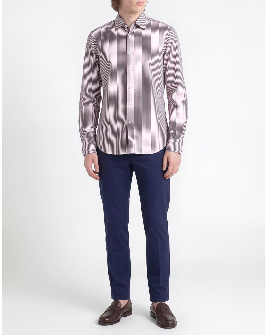 Glanshirt Purple By Slowear Shirt Cotton for men