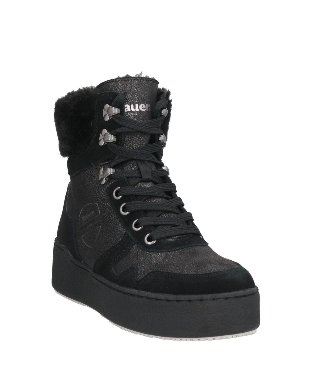 Blauer Black Stiefelette