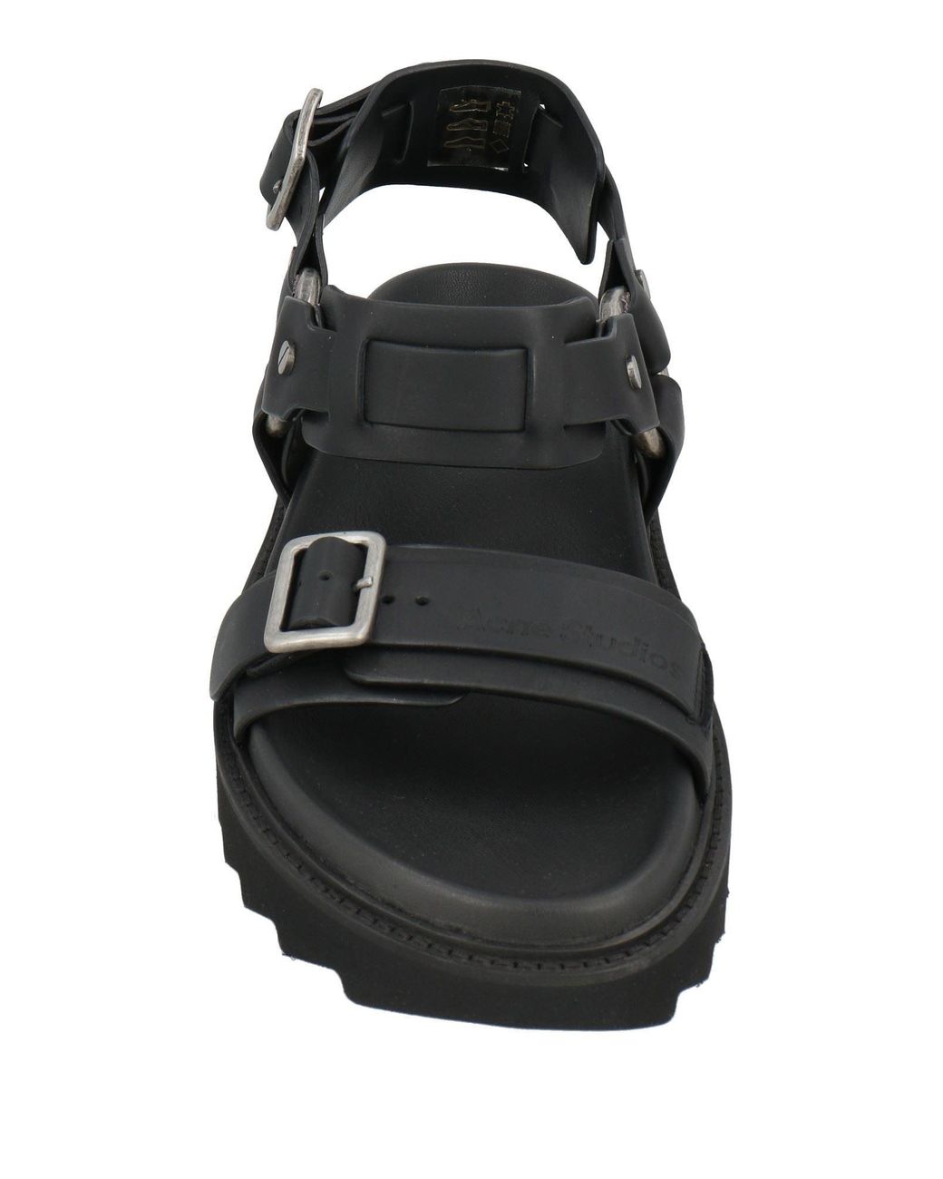 Acne Black Sandals Leather