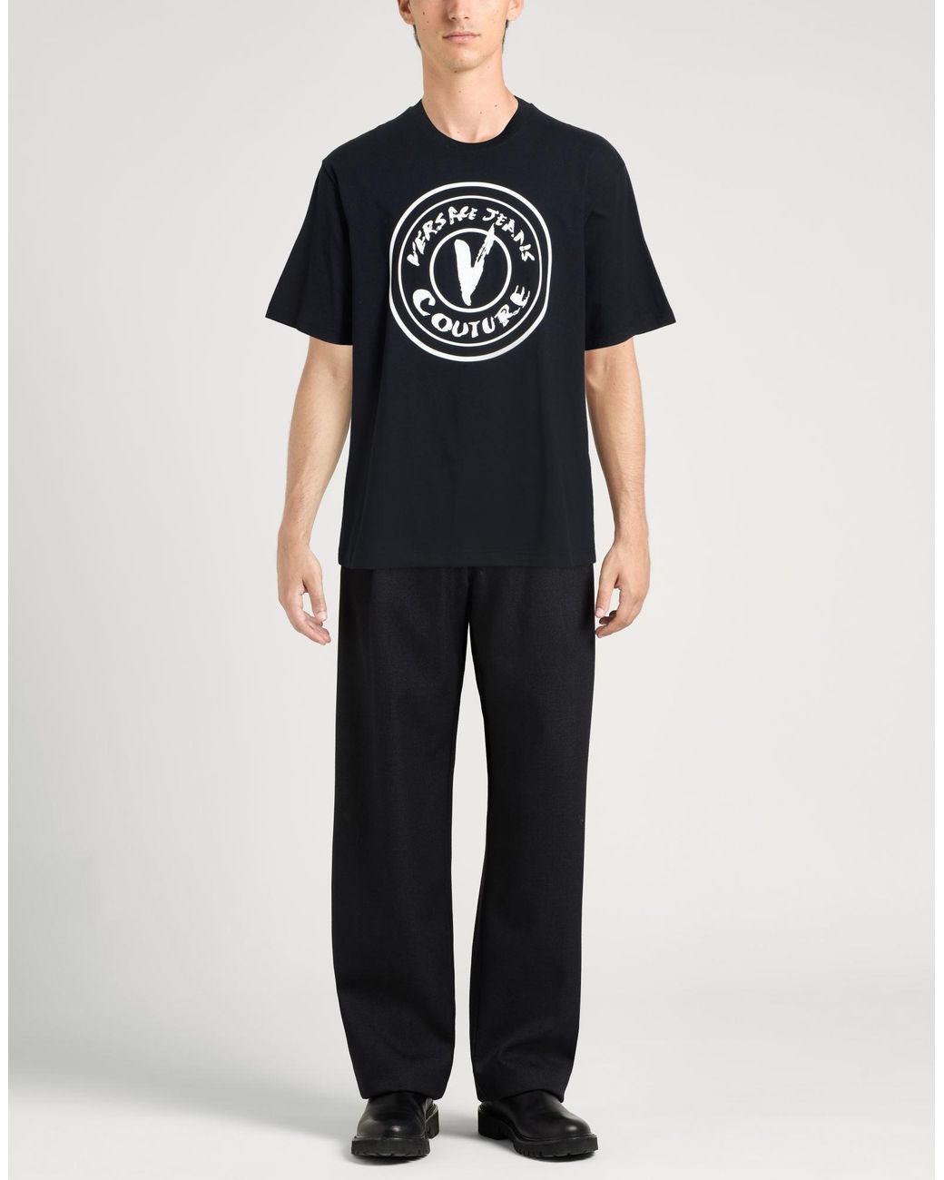 Versace Jeans Couture Black T-Shirt for men